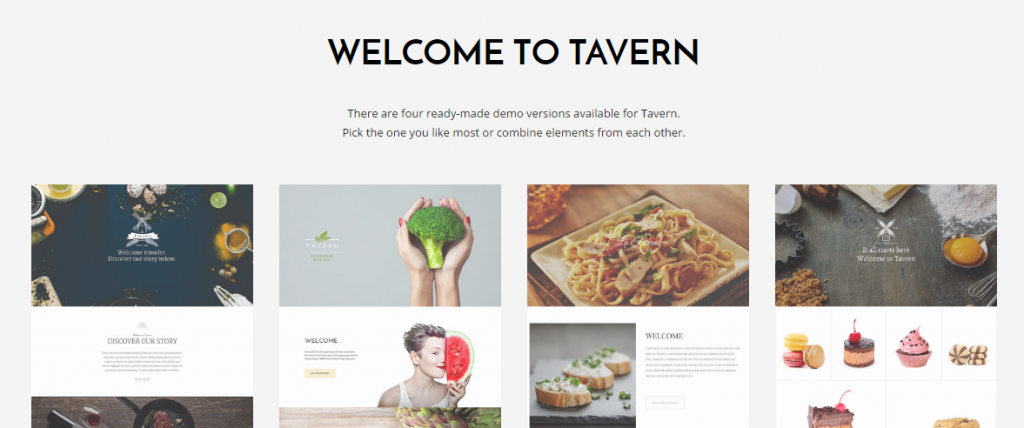 Tavern - Professional Restaurant Theme - WordPress 