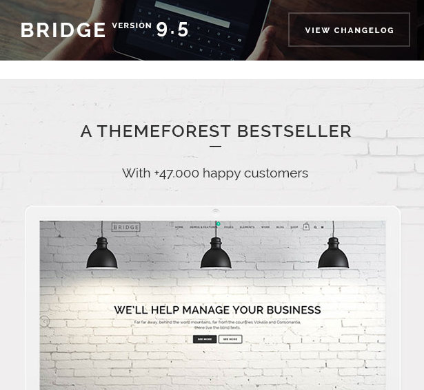 bridge wordpress theme